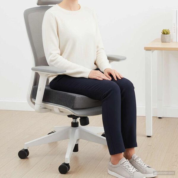 vidaXL Coussin d&rsquo;assise Gris 40 x 40 x 10 cm Mousse PU