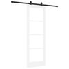 vidaXL Porte coulissante ORKDAL Blanc et Noir 73,5 x 211 cm