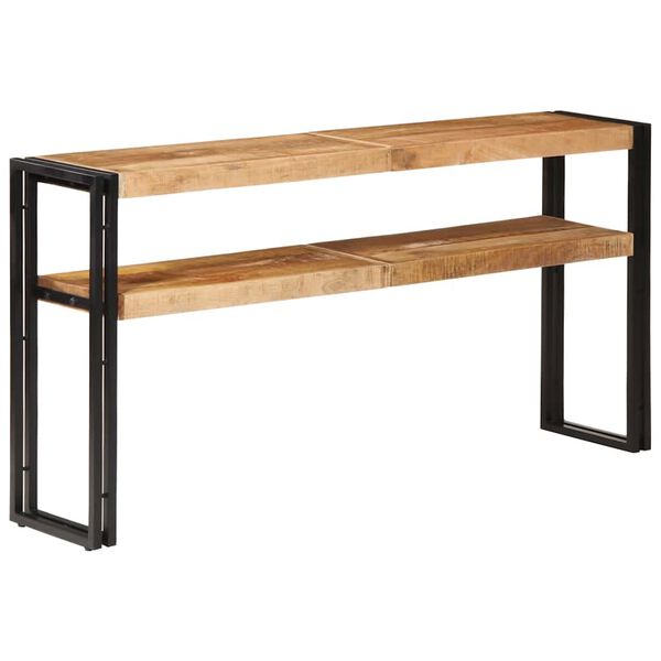 vidaXL Table console 150x30x75 cm Bois de manguier brut