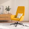 vidaXL Chaise de relaxation Jaune moutarde Velours