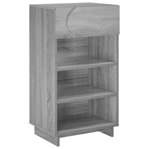 vidaXL Meuble &agrave; chaussures 48 x 38 x 87,5 cm Bois d'ing&eacute;nierie