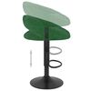 vidaXL Tabourets de bar lot de 2 vert foncé velours