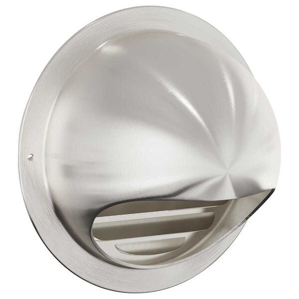 vidaXL Couvre-vent Air 8 pcs Argent 150 mm Acier inoxydable
