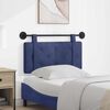vidaXL T&ecirc;te de lit suspendue Bleu police 90 x 55 x 5 cm Velours