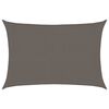 vidaXL Voile d'ombrage 160 g/m&sup2; Anthracite 3x5 m PEHD