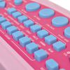 vidaXL Clavier jouet d'enfants et tabouret/microphone 37 touches Rose