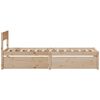 vidaXL Cadre de lit sans matelas 100x200 cm bois massif de pin