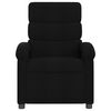 vidaXL Fauteuil de massage inclinable &eacute;lectrique Noir Tissu