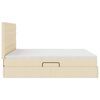 vidaXL Lit de Rangement Cr&egrave;me 180 x 200 cm Cuir synth&eacute;tique