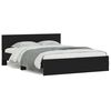 vidaXL Cadre de lit sans matelas noir 150x200 cm