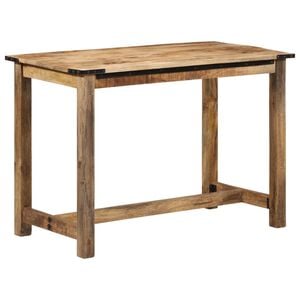 vidaXL Table &agrave; manger 110x55x75 cm bois de manguier massif