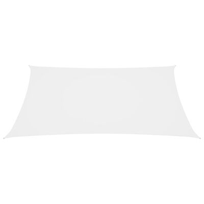 vidaXL Voile de parasol tissu oxford rectangulaire 6x7 m blanc