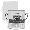 vidaXL Peinture pour bois Gris 16,5 x 16,5 x 15,9 cm Impression murale