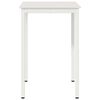 vidaXL Table de bar Blanc 110 x 55 x 105 cm Bois de pin massif