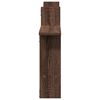 vidaXL &Eacute;tag&egrave;res murales 2pcs ch&ecirc;ne marron 50x12x50cm bois d'ing&eacute;nierie