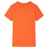 T-shirt pour enfants orange fonc&eacute; 116