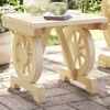 vidaXL Repose-pied de jardin 40x36,5x38,5 cm bois massif sapin