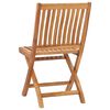 vidaXL Chaises pliables de jardin lot de 6 Bois de teck solide