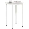 vidaXL Table de bar Blanc 60 x 60 x 105 cm Bois de pin massif