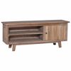 vidaXL Meuble TV 100x30x40 cm Bois de teck solide