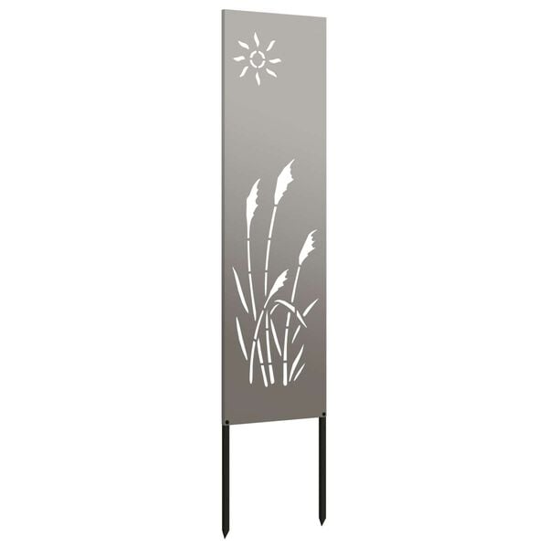 vidaXL Écran de confidentialité de jardin Fretwork Rouillé 32 x 140 cm