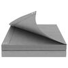 vidaXL B&acirc;che avec &oelig;illets Gris clair 6 x 10 m 180 gsm PE