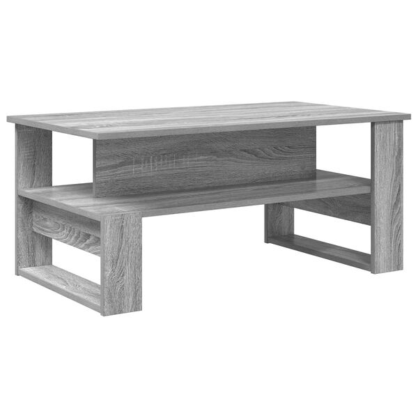 vidaXL Table basse Gris Sonoma 90 x 50 x 40 cm Bois d'ing&eacute;nierie