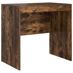 vidaXL Bureau Ch&ecirc;ne fum&eacute; 80 x 50 x 76 cm Bois d'ing&eacute;nierie