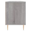 vidaXL Meuble TV sonoma gris 150x30x44,5 cm bois d'ing&eacute;nierie
