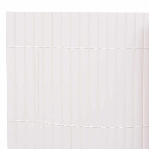 vidaXL Cl&ocirc;ture de jardin Blanc 150 x 300 cm PVC