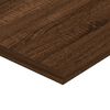 vidaXL &Eacute;tag&egrave;res murales 4 pcs ch&ecirc;ne marron 40x20x1,5cm bois ing&eacute;nierie