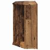 vidaXL Meuble TV LED d'Angle Bois ancien 100x40x68cm Bois d'ing&eacute;nierie
