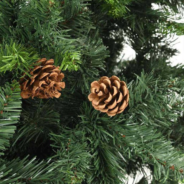 vidaXL Arbre de Noël artificiel pré-éclairé et boules vert 150 cm
