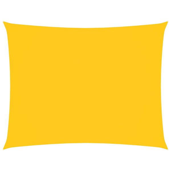 vidaXL Voile de parasol tissu oxford rectangulaire 2,5x3,5 m jaune