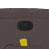 vidaXL Fauteuil de massage inclinable Marron fonc&eacute; Tissu