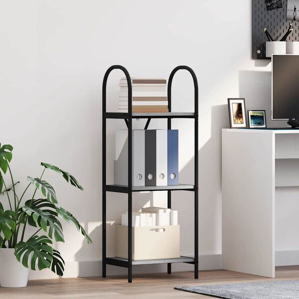 vidaXL &Eacute;tag&egrave;re Gris Sonoma 40 x 30 x 109 cm Bois d'ing&eacute;nierie