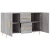 vidaXL Buffet sonoma gris 100x36x60 cm bois d'ing&eacute;nierie