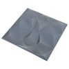 vidaXL Panneaux muraux 48 pcs Gris Diamant 50 x 50 cm Mousse XPS
