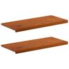 vidaXL Appuis de fen&ecirc;tre 2 pc Marron 90 x 40 x 2 cm