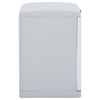 vidaXL Poubelle de s&eacute;paration des d&eacute;chets Blanc 20 L 40x30x40 cm