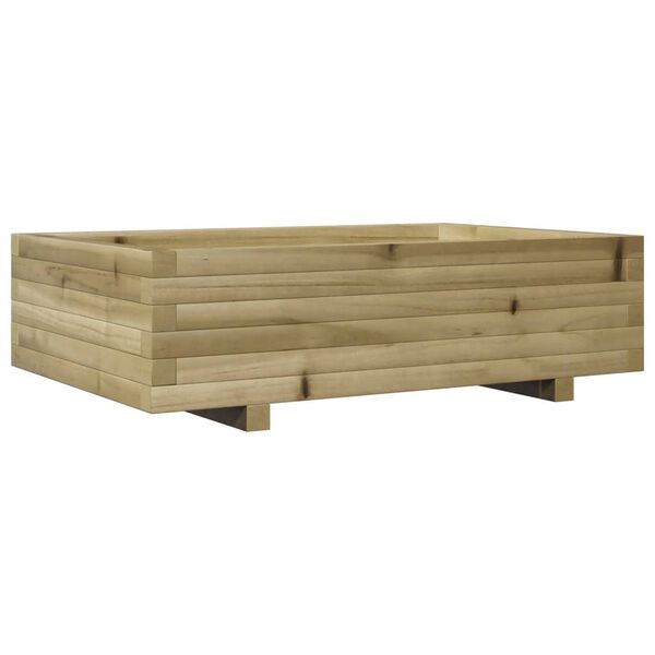 vidaXL Jardini&egrave;re 90x60x26,5 cm bois de pin impr&eacute;gn&eacute;