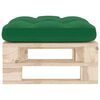 vidaXL Pouf palette de jardin bois de pin impr&eacute;gn&eacute;