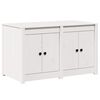 vidaXL Armoire de cuisine avec &eacute;tag&egrave;re MEPPEL Blanc 106 x 55 x 64 cm