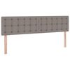 vidaXL Lit de Rangement Taupe 180 x 200 cm Cuir synth&eacute;tique