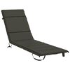 vidaXL Coussin de transat GEMERT 100 % polyester Anthracite