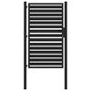 vidaXL Portail de jardin verrouillable noir 100x150 cm aluminium