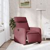 vidaXL Fauteuil inclinable électrique Rouge bordeaux Tissu