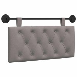vidaXL T&ecirc;te de lit suspendue Taupe Tissu