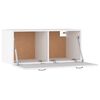 vidaXL Armoire murale blanc 80x36,5x35 cm bois d'ing&eacute;nierie