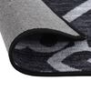 vidaXL Tapis de couloir Noir 80x400 cm